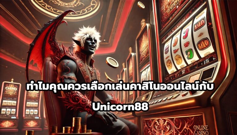 ทำไมคุณควรเลือกเล่นคาสิโนออนไลน์กับ unicorn88-9